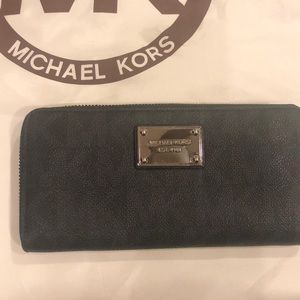 Michael Kors Black ZIP Around Wallet